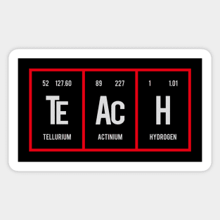 Teach - Periodic Table of Elements Sticker